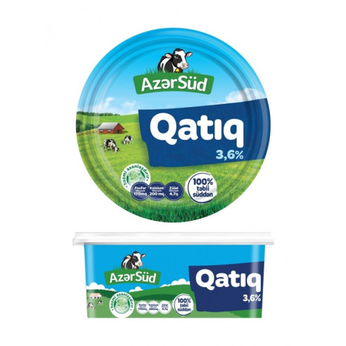AZƏRSÜD QATIQ 900 Q HOMOGENİZE 3,6%