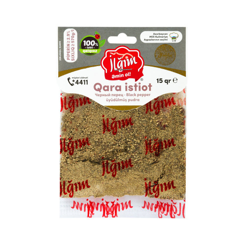 ILGIM QARA İSTİOT 15 Q ÜYÜDÜLMÜŞ