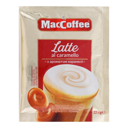 MACCOFFEE LATTE KARAMEL 3Ü 1DƏ 22 Q