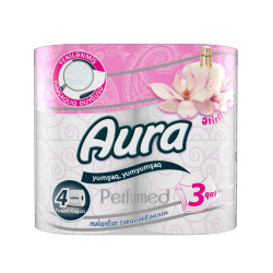 AURA TUALET KAĞIZI 4 LÜ ƏTİRLİ 3 QAT