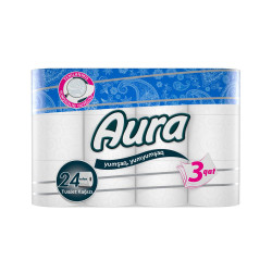 AURA TUALET KAĞIZI  24 Lİ 3 QAT