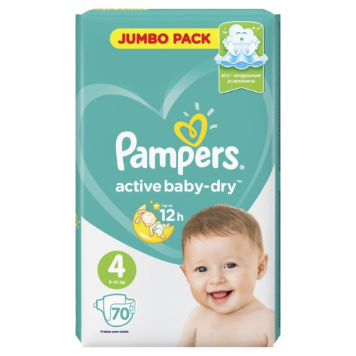 PAMPERS UŞAQ BEZİ N4 70 Lİ 9-14 KQ JUMBO