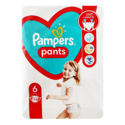 PAMPERS UŞAQ BEZİ TUMAN N6 19 Lİ 14-19 K