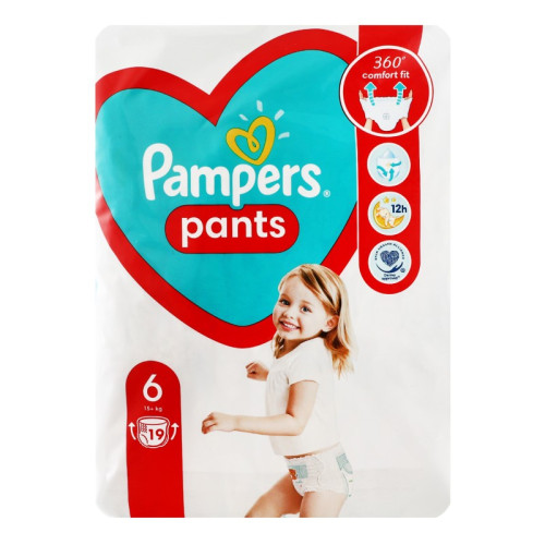 PAMPERS UŞAQ BEZİ TUMAN N6 19 Lİ 14-19 K