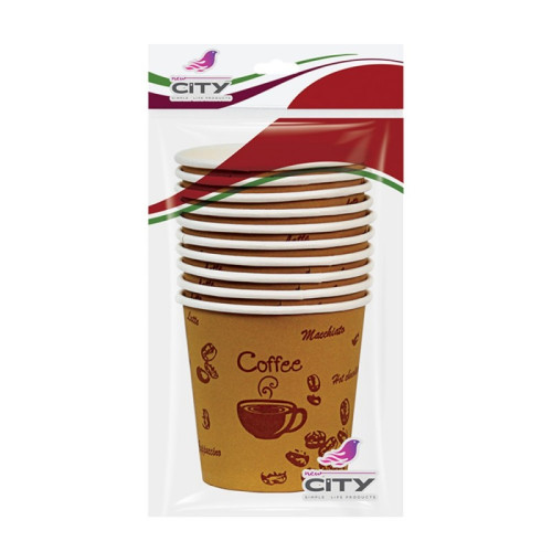 NEW CITY KAĞIZ KOFE STƏKANI 10 LU